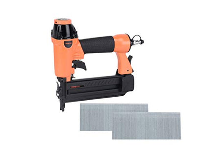 Valu-Air F50Q 18 Gauge Pneumatic Brad Nailer 3/8” to 2” for Cabinet, Trim, Baseboard, Chair Rail, and Finish Work (Needs An Air Compressor)