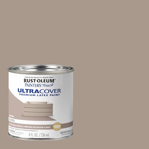 Rust-Oleum Painter's Touch Ultra Cover Enamel Paint, Gloss Almond, 8 Fl Oz (Pack of 6) - color: Gloss Almond, size: 8 Fl Oz (Pack of 6)