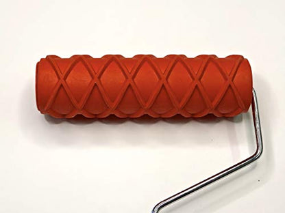 Decorative Art Texture Roller - 7" Roller (Diamond Pattern) - color: Diamond Pattern