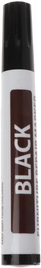 Black Furniture Repair Wood Cabinet Floor Touch Up Markers Scratch Filler Remover - Mahogany Wood Polish and Care Wood Floor Markers Repair Kit(ZS295) - color: Black