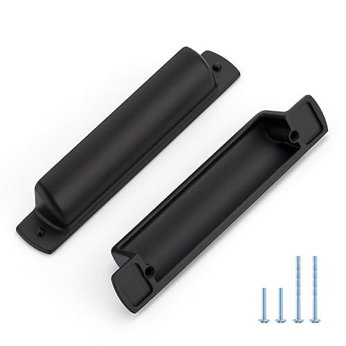 JOY DECOR Matte Black Cabinet Pulls Cabinet Handles, 3-3/4 Inch, 10 Pack - color: Black, size: 3-3/4 inch Hole Center