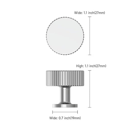 Asidrama 10 Pack Polished Chrome Kitchen Cabinet Knobs - color: Polished Chrome