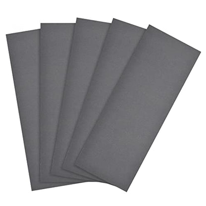 uxcell 1200 Grits Sanding Sheets 9-inch x 3.6-inch Wet Dry Silicon Carbide Sandpaper for Wood Furniture Metal Polishing 5pcs - style: 1200 Grit