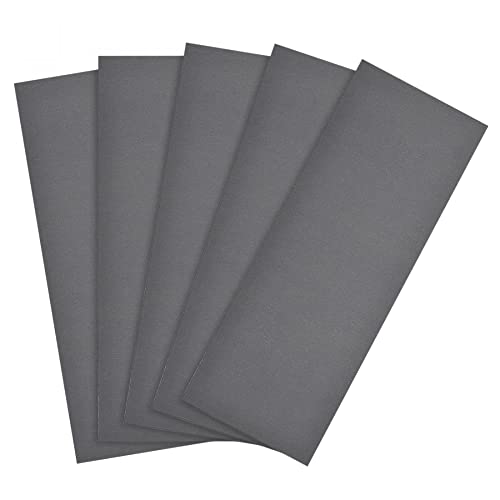 uxcell 1200 Grits Sanding Sheets 9-inch x 3.6-inch Wet Dry Silicon Carbide Sandpaper for Wood Furniture Metal Polishing 5pcs - style: 1200 Grit