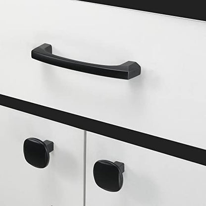 COTYKILEY 10 Pack 3.75 Inch(96mm) Matte Black Kitchen Cabinet Handles Cabinet Pulls Cabinet Door Handles Kitchen Cabinet Hardware Cupboard Drawer Pulls Dresser Handles - color: Matte Black, size: 3.75" Hole Center（96MM）