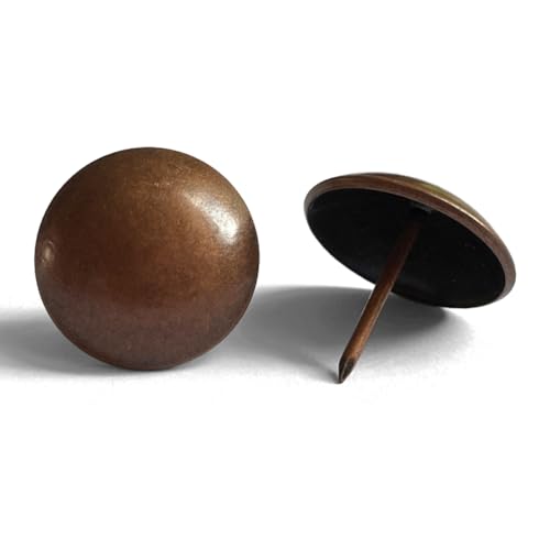 80PCS Big Size 1Inch Upholstery Tacks Decorative Nail Vintage Design Copper - color: Copper 80pcs