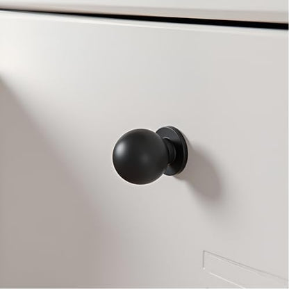 homdiy 25 Pack 15/16in Matte Black Cabinet Knobs - color: Black
