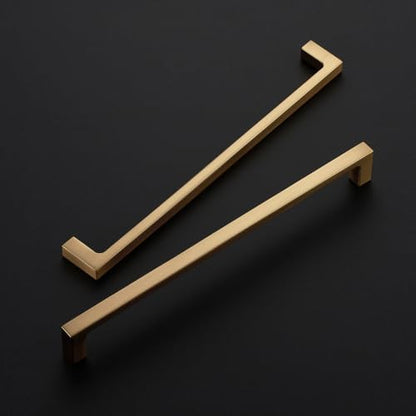 Ravinte Champagne Bronze Kitchen Square Cabinet Handles 8 Inch 10 Pack - size: 8 Inch Hole Center