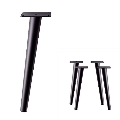 Slant Furniture Metal Legs - Set of 4 New (Black 16" H) - color: Salnt -Black 16"h