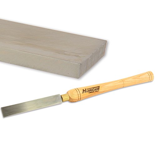Hurricane Turning Tools, HTT-118, Standard Series, 1" Square Scraper for Woodturning