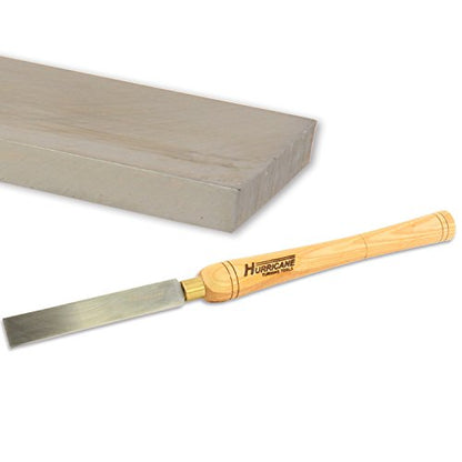 Hurricane Turning Tools, HTT-118, Standard Series, 1" Square Scraper for Woodturning