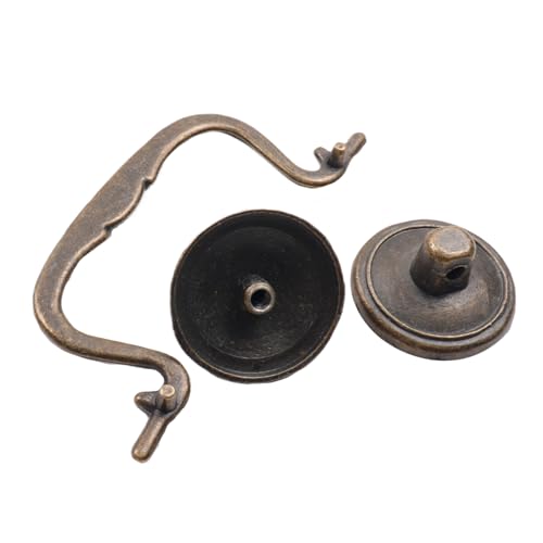 6 Pcs Antique Bail Handle Drop Pulls Vintage Bronze Drop Bail Pulls