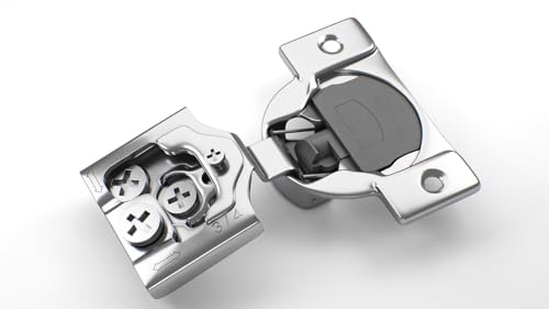 10-Pack 3/4" Overlay Soft Close Face Frame Kitchen Cabinet Hinges - size: 3/4 Inch