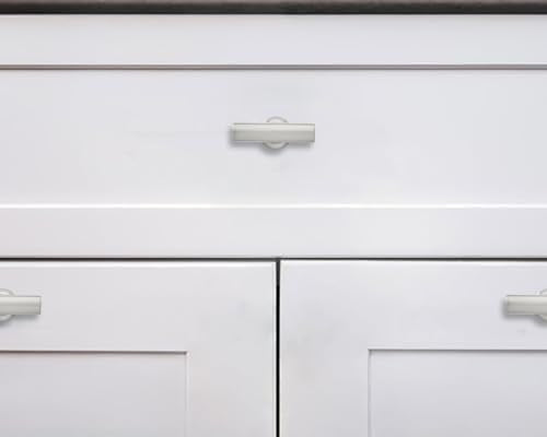Khtumeware 10 Pack 2 Inch Brushed Satin Nickel Cabinet Knobs for Kitchen Dresser Drawers - Solid Zinc Hardware - color: Matte Black, size: 1.96"(50mm)Hole Center