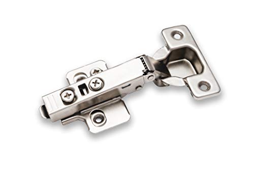 Berta 25-Pack Full Overlay Frameless Soft-Close European Hinges, 110° 3D Adjustable, Clip-On Concealed Kitchen Cabinet Door Hinges with Screws - Ideal for Modern Cabinets - size: 25 Pieces