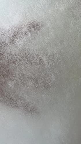 Galaxy Supply Inc. Upholstery Grade Bonded Dacron Polyester Batting, 1/2'' x30''x 1 Yard. Please Note: 1/2'' Thickness Before The Vacuum Handing, White, P8S-1YD