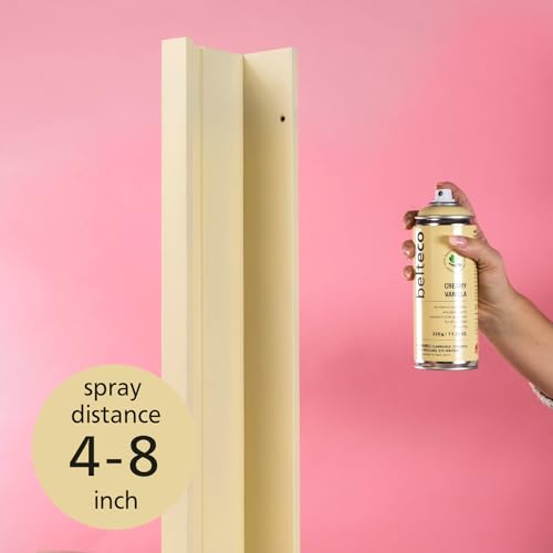 Creamy Vanilla Spray Paint | Water-based Cream Spray Paint - color: Creamy Vanilla, size: 11.29 Ounce (Pack of 1)