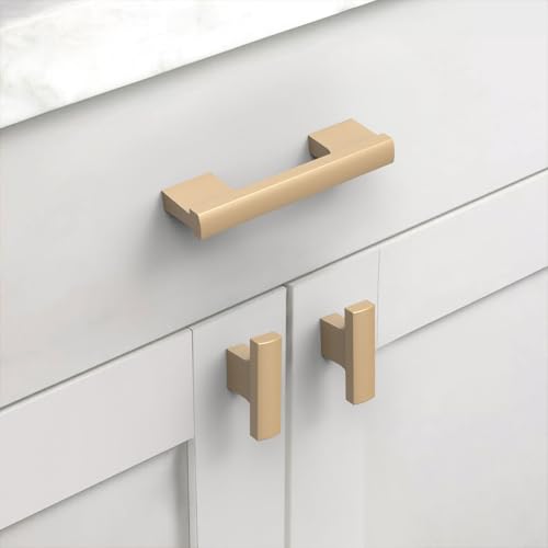 Brushed Satin Nickel Cabinet Knobs Round Drawer Pulls 12 Pack - color: Champagne Copper, size: 2 Inch Diameter