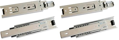 6 inch Length Full Extension Drawer Slides Telescopic Ball Bearing Slide Rail for Furniture 1 Pair (Pack of 2) - size: 6 Inch (Pack of 2)