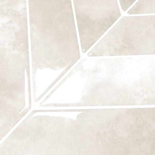 Alwayspon 10 Sheets 9"x11.4" 3D Beige Vinyl Backsplash Tiles, Self-Adhesive Peel and Stick Wall Tile Stickers Stick on Subway Tiles for Kitchen Bathroom Wall - color: Beige