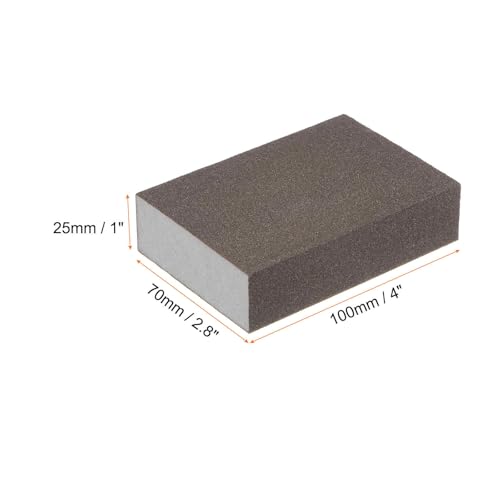 HARFINGTON 10pcs Superfine Sanding Sponge Blocks 800-1000 Grit Foam Sanding Block for Polishing Kitchen Metal Wood Drywall, 100x70x25mm - size: 800-1000 Grit