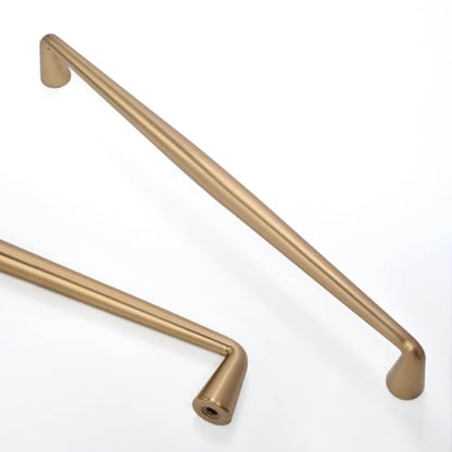 Asidrama Champagne Bronze Cabinet Pulls Solid Handles,7.5 Inch,10 Pack - color: Champagne Bronze, size: 7.5" Hole Center(192mm)