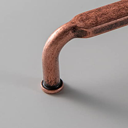 Goo-Ki 6 Pack 10 Inch （256mm） Hole Center Cabinet Pulls Antique Copper Zinc Alloy Kitchen Drawer Pulls Drawer Handles 10.45 Inch Length 2202-AC-256 - color: Antique Copper, size: 10 Inch Hole Centers