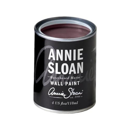 Annie Sloan Wall Paint (Tyrian Plum, 4 Fl Oz Tester) - color: Tyrian Plum, size: 4 Fl Oz (Pack of 1)