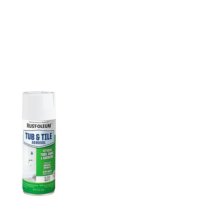 Rust-Oleum Tub & Tile White Spray Paint - color: White, size: 12 Ounce (Pack of 1)