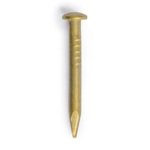 HP Pure Brass Nails, Bag of 100, 0.6 in