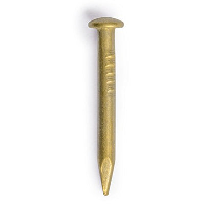 HP Pure Brass Nails, Bag of 100, 0.6 in