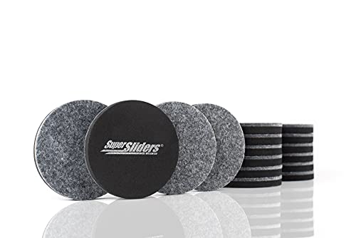 3.5" Reusable Felt Slider (16 PC) Bagged Gray - color: Grey, size: 16 Pack