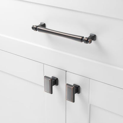 5 Inch Oil Rubbed Bronze Cabinet Pulls 10 Pack French Style P2501 - color: Oil Rubbed Bronze, size: 5 Inch Hole Centers