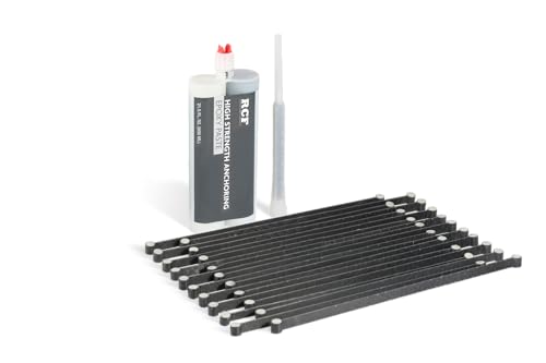 Rhino Carbon Fiber RCF-CCLK Concrete Crack Lock Kit - 20 per Pack - style: Repair Kit Only