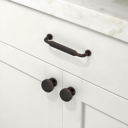 10 Pack Oil Rubbed Bronze Cabinet Pulls 3.75 Inch(96mm) Kitchen Cabinet Handles Cabinet Hardware for Drawer Pulls - color: Oil Rubbed Bronze, size: 3.75" Hole Center