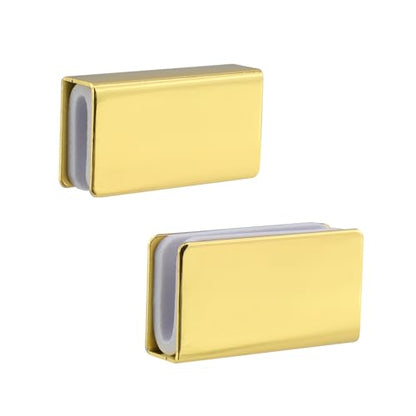 4Pcs Non-Magnetic Glass Door Clip for 3-6mm Thickness Frameless - color: Gold