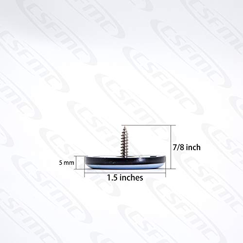 Furniture Slider Pads,Table/Chair/Cabinet/Sofa Glide,Protect the Floor by Sliding Like Magic,Heavy Duty Sliding Block for Furniture,12 Pack(1.5 inch(38mm) Base) - size: 1.5 inch Base