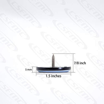 Furniture Slider Pads,Table/Chair/Cabinet/Sofa Glide,Protect the Floor by Sliding Like Magic,Heavy Duty Sliding Block for Furniture,12 Pack(1.5 inch(38mm) Base) - size: 1.5 inch Base
