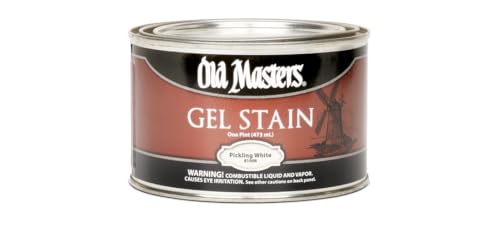 Old Masters 81008 Gel Stain Pint, Pickling White - color: Pickling White, size: 1 Pint (Single)