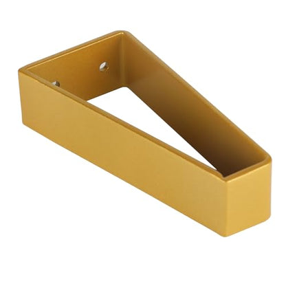 Osring 6 Inch Trapezoid Furniture Legs, Gold Metal Coffee Table Feet 4pcs - color: Gold, size: 6 Inch