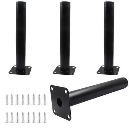 4 Pcs 7"/18cm Adjustable Furniture Legs, Metal Cabinet Legs - size: 7"/18cm