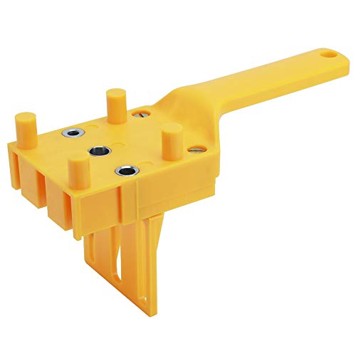 Handheld Woodworking Dowel Jig, Wood Dowel Drilling with 3 Drill Bits 6mm 8mm 10mm Drilling Tools
