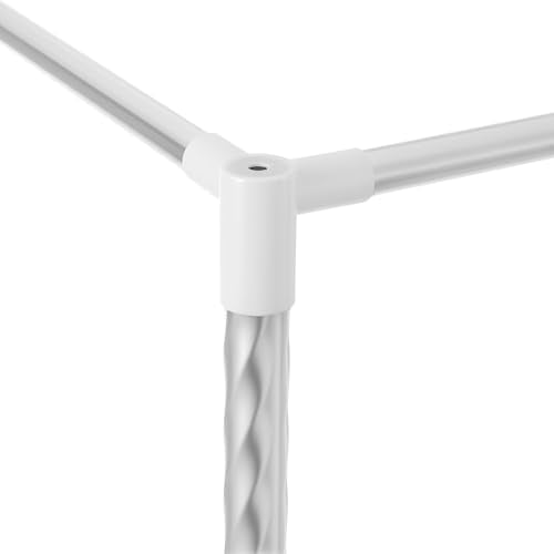 Canopy Bed Frame Full/Queen Size, Stainless Steel Four Corner Bed Brackets
