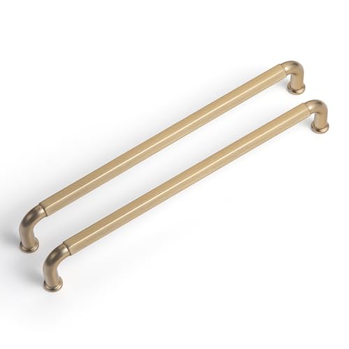 Goo-Ki 6 Pack 6-1/4 Inch （160mm） Hole Center Cabinet Pulls Champagne Bronze Zinc Alloy Kitchen Drawer Pulls Drawer Handles 6.7 Inch Length 2201-UBR-160 - color: Champagne Bronze, size: 6-1/4 inch Hole Centers