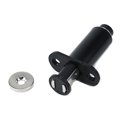 Recessed Magnetic Touch Latch-4PCS Black - color: Black