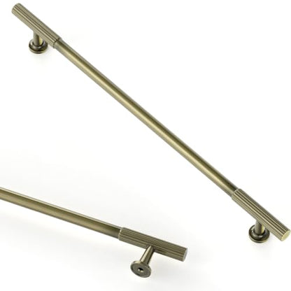 Asidrama 10 Pack 10 inch Brushed Antique Bronze Kitchen Cabinet Handles - color: Brushed Antique Bronze, size: 10" Hole Center