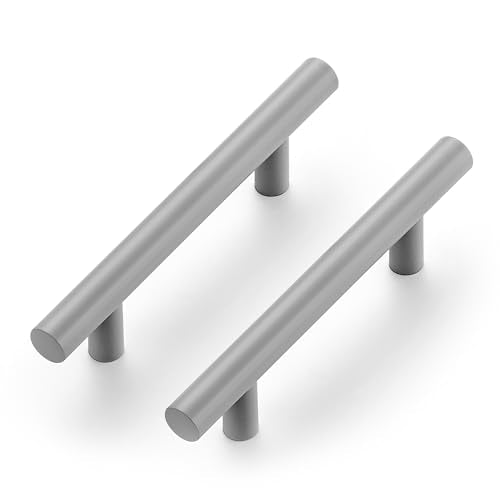 Ravinte Cabinet Handles,5" Length,3" Hole Center,Grey,3 Pack - color: Gray