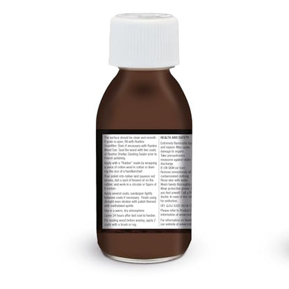 Rustins French Polish Pure Shellac Quality Finish for Furniture 125ml | 4.2 Fl. Oz. - size: 125ml