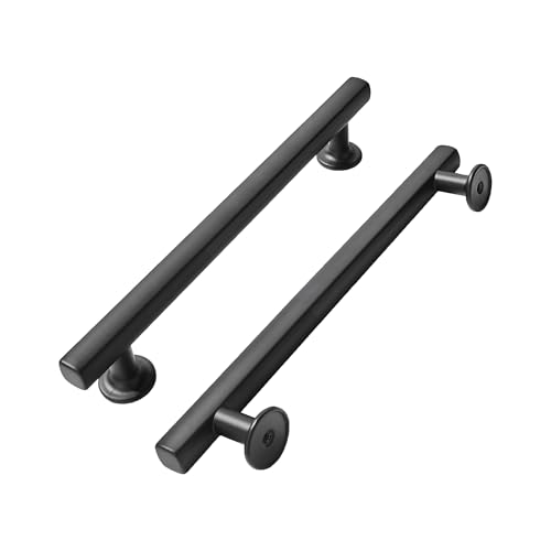 khtumeware 10 Pack 3-3/4 Inch(96mm) Matte Black Cabinet Pulls Kitchen Solid Heavy Duty Cabinet Pulls Kitchen Cabinet Hardware for Cupboard Drawer Handles Dresser Pulls - color: Matte Black, size: 3 3/4" Hole Center