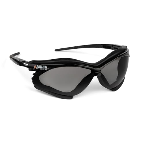 Malta Dynamics APEX Foam-Lined Safety Glasses – ANSI Z87.1 Spoggles for Construction Workers, Anti Scratch Protective Eyewear - color: Tinted, size: 12 Pack